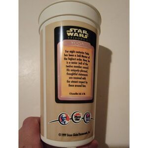 Star Wars Episode 1 Cup Only KFC Taco Bell Pizza Hut 1999 Vintage Master Yoda